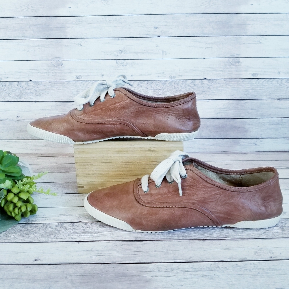 Frye Melanie Low Sneakers Leather Size 8